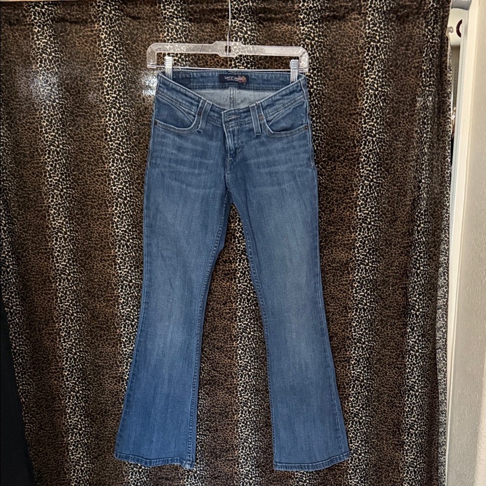 Levi's Classic Blue Wide Leg Jeans